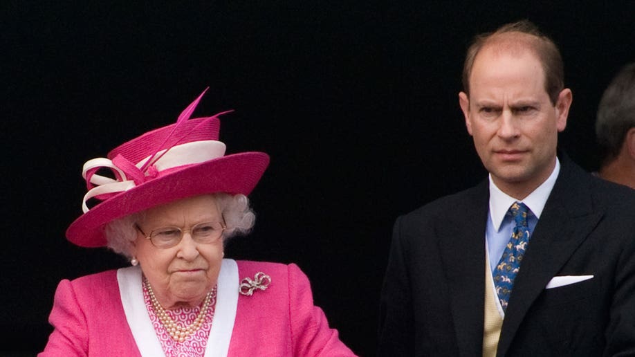 Queen Elizabeth II and Prince Edward, Earl of Wessex