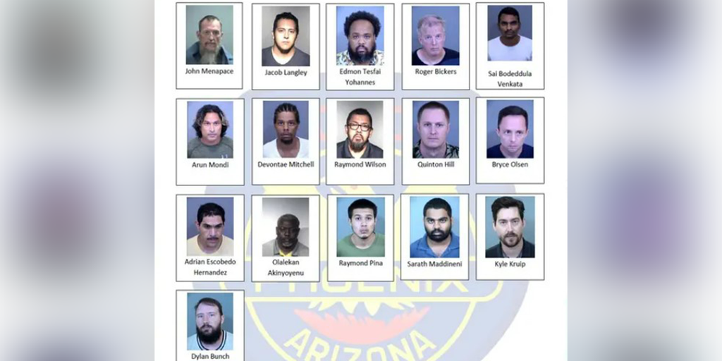 Officials arrest 16 suspects in Arizona for child sex crimes, human trafficking - Vimarsana News