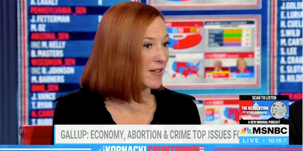 MSNBC's Jen Psaki throws up hands on inflation: 'Not a lot' Democrats could do about 'that reality' - Vimarsana News