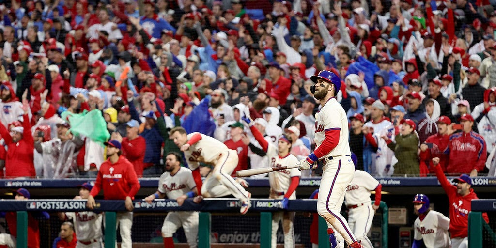 Bryce Harper home run powers Phillies into World Series - CBS News