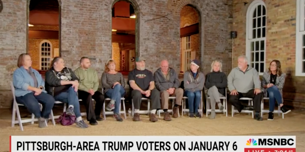 Focus group of Trump voters clashes with MSNBC analyst over January 6 narratives - Vimarsana News