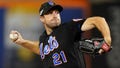New York Mets starting pitcher Max Scherzer (21) delivers against the San Diego Padres during the first inning of Game 1 of a National League wild-card baseball playoff series, Friday, Oct. 7, 2022, in New York.