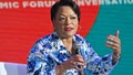 NEW ORLEANS, LOUISIANA - JULY 02: New Orleans Mayor LaToya Cantrell speaks onstage during the 2022 Essence Festival of Culture at the Ernest N. Morial Convention Center on July 2, 2022 in New Orleans, Louisiana.