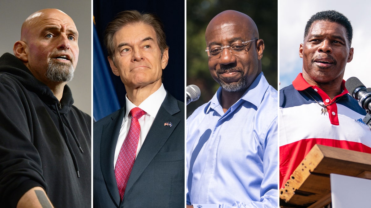 Midterm 2022 candidates: John Fetterman, Mehmet Oz, Raphael Warnock, Herschel Walker