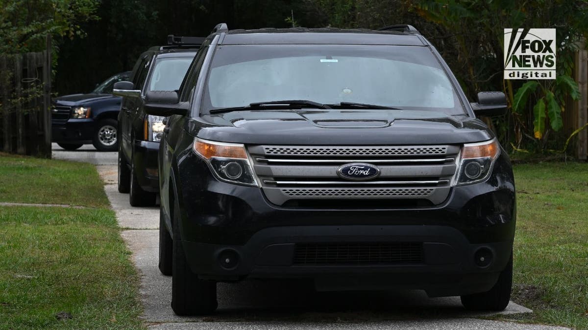 Police in Black SUVs searching for Quinton Simon