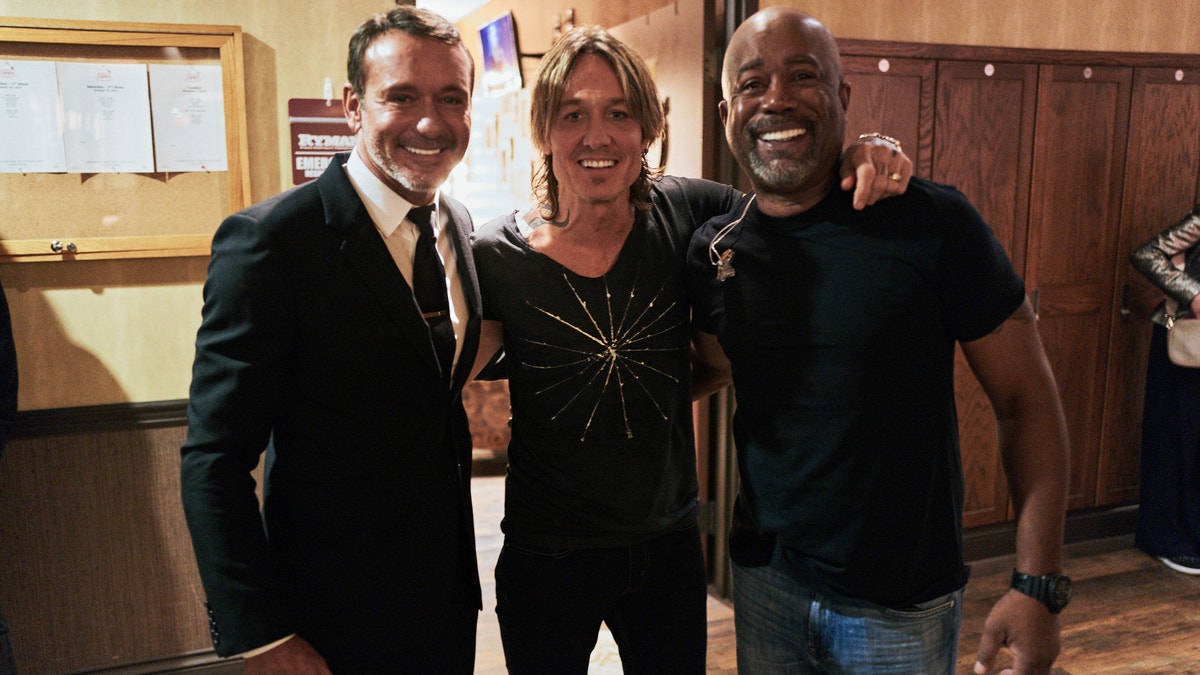 Tim McGraw, Keith Urban, Darius Rucker