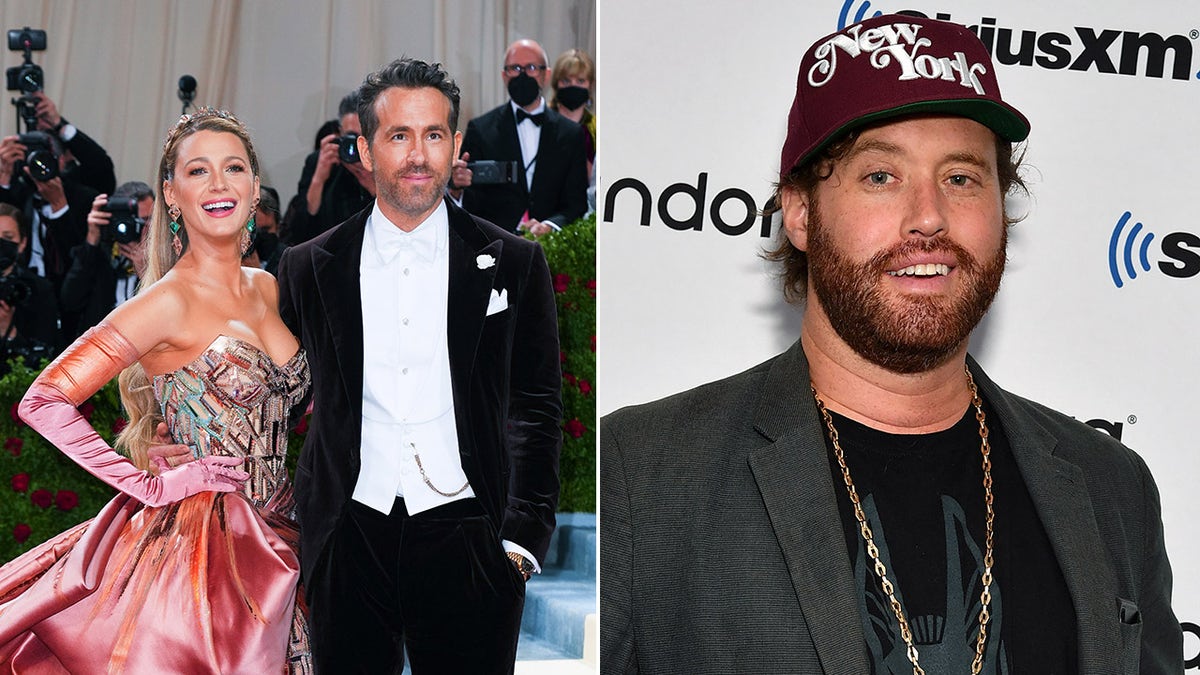 Ryan Reynolds and Blake Lively at the Met Gala 2022 split T.J. Miller