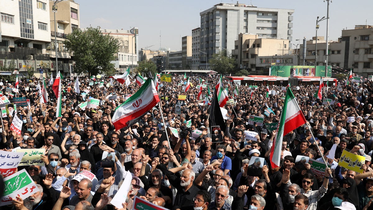 Tehran pro-regime protests