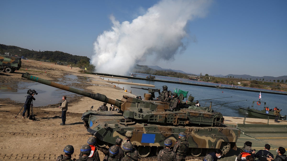 us south korea military drills