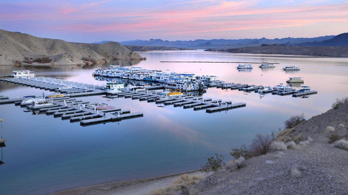 Boats on Lake Mead