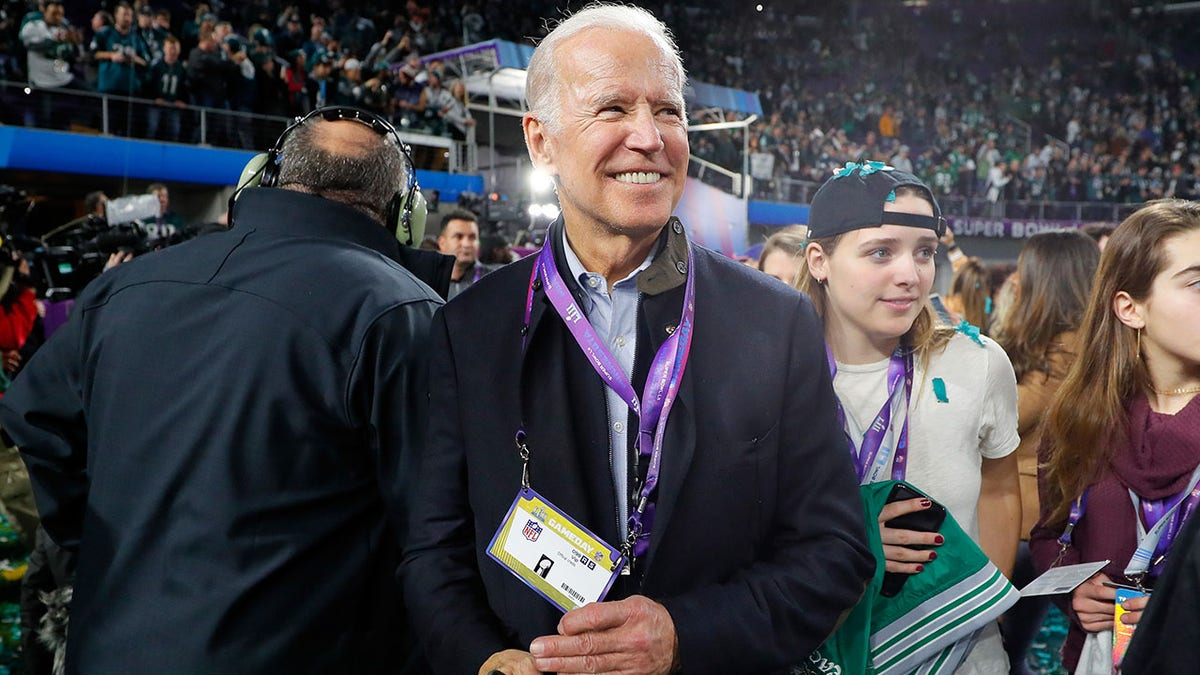 Joe Biden in Super Bowl LII