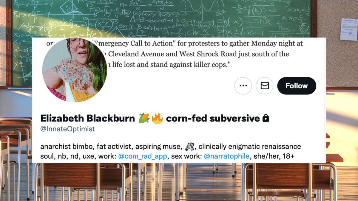 Blackburn's Twitter Bio