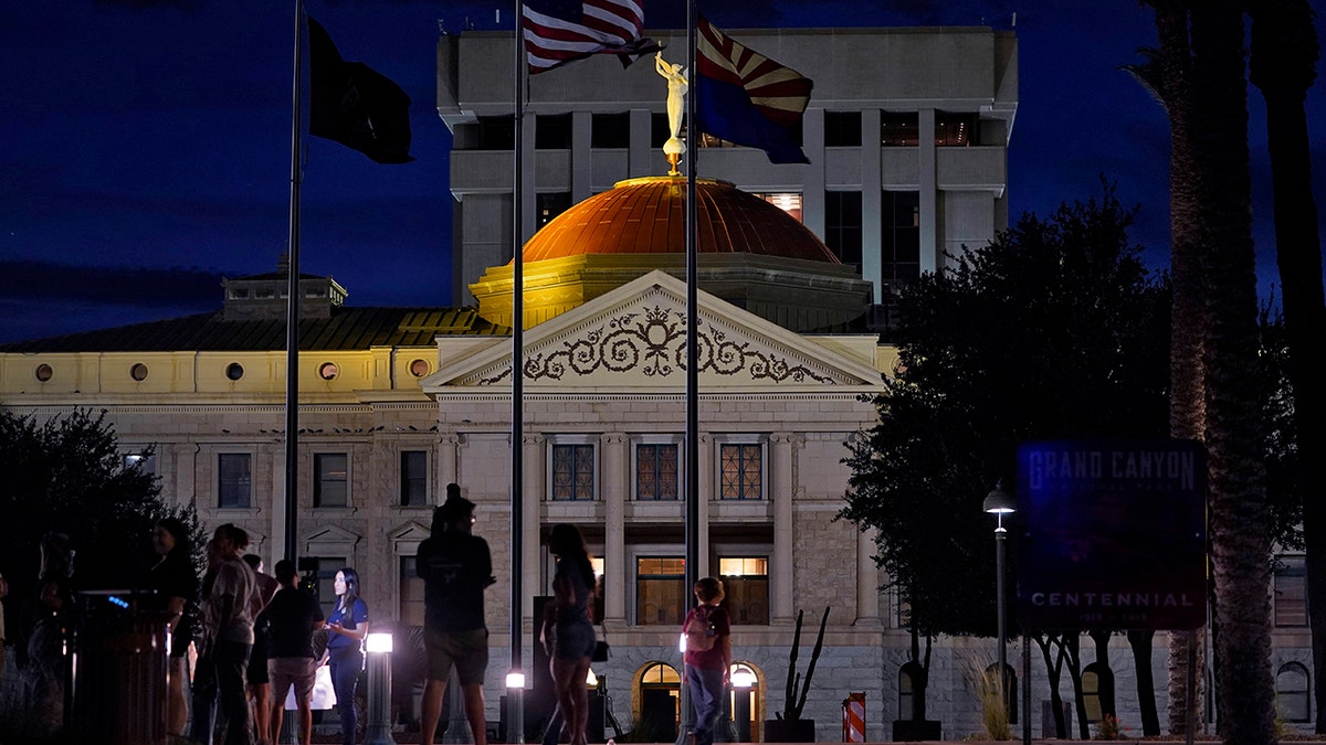The Arizona state Capitol