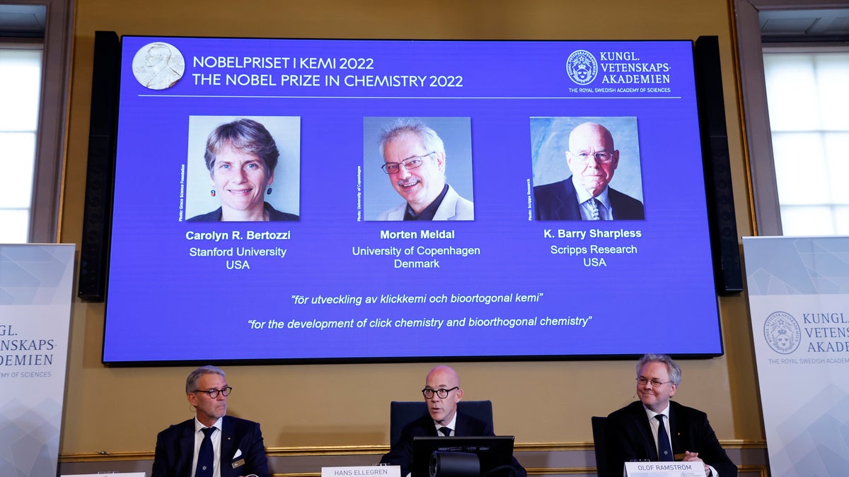Sweden Nobel Prize Chemistry