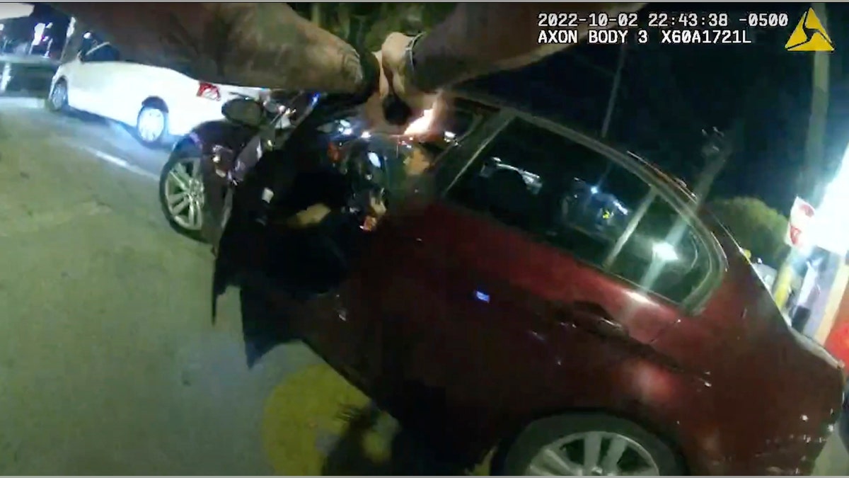 Body camera footage of shooting