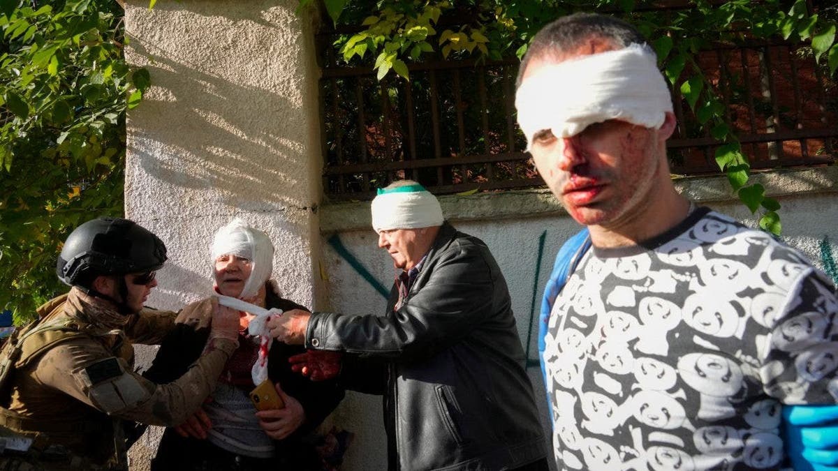 Kyiv residents receive medical treatment
