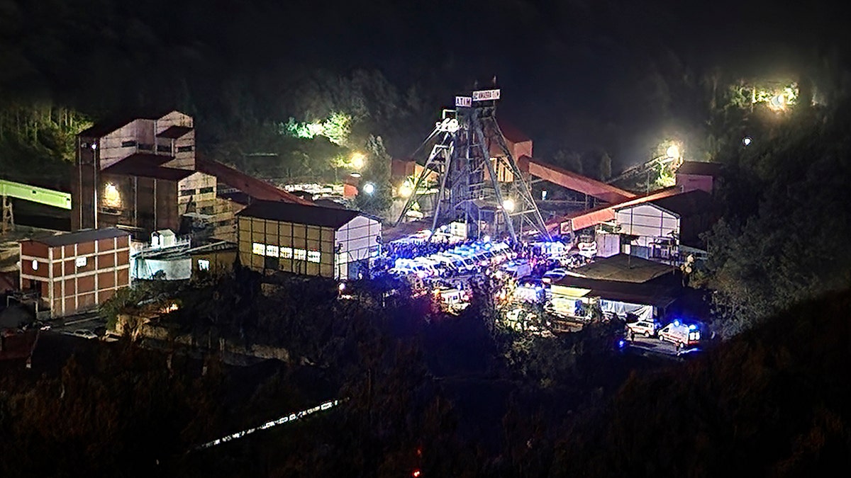 A photo of a coastal mine in Amasra