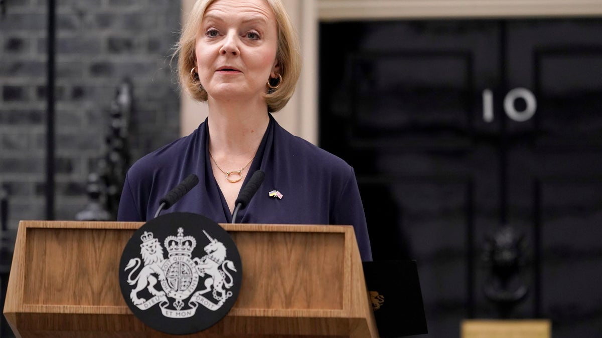 Liz Truss speaks