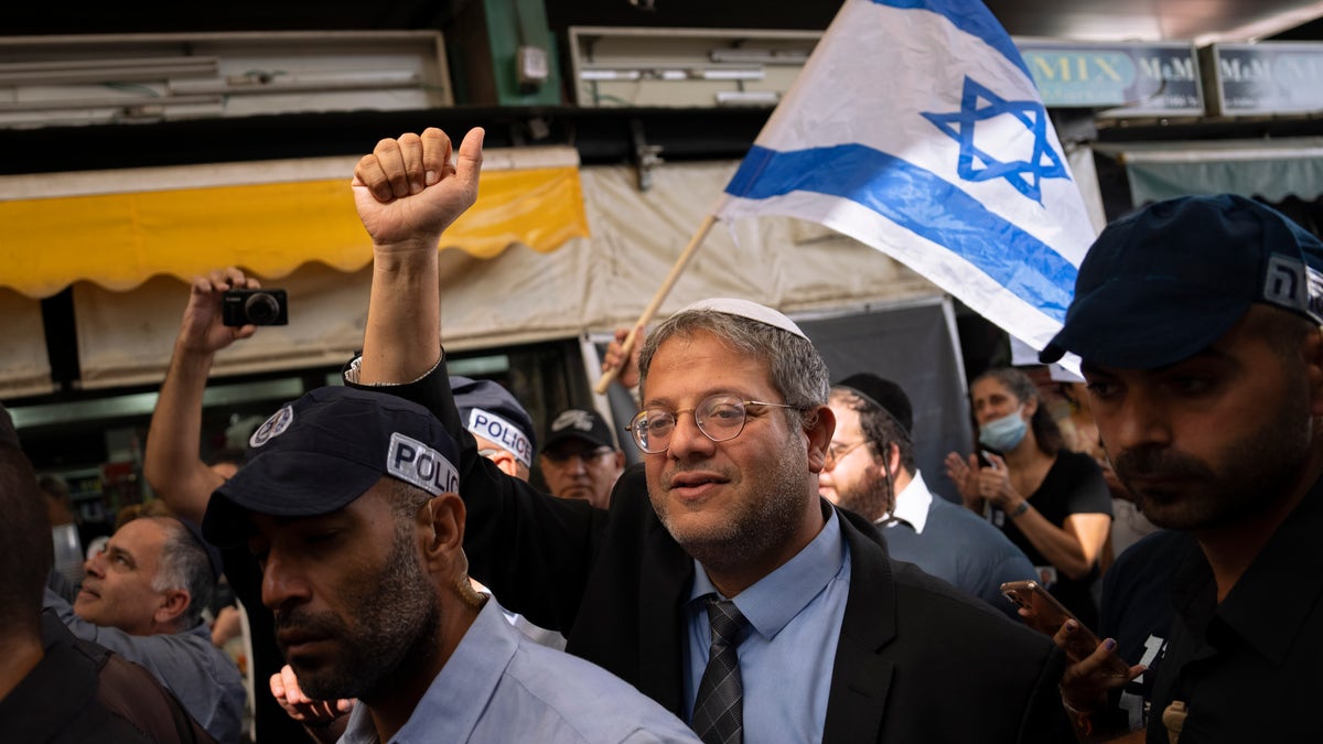 Itamar Ben-Gvir leader of the far-right Israeli party