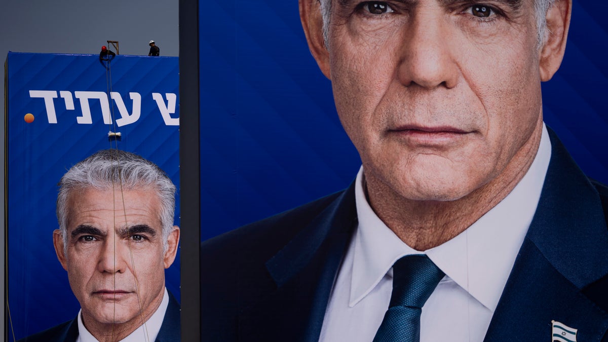 Acting Israeli Prime Minister Yair Lapid