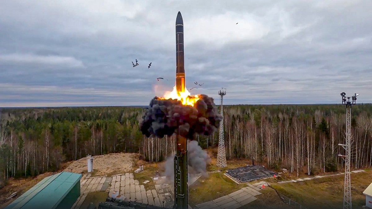 A Russian missile launch