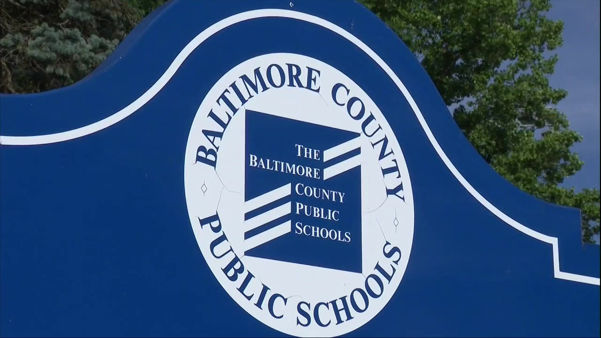 Baltimore school sign