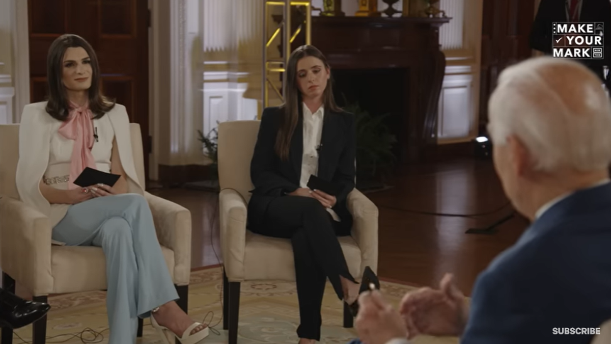 Joe Biden sits down with young voters, trans activist