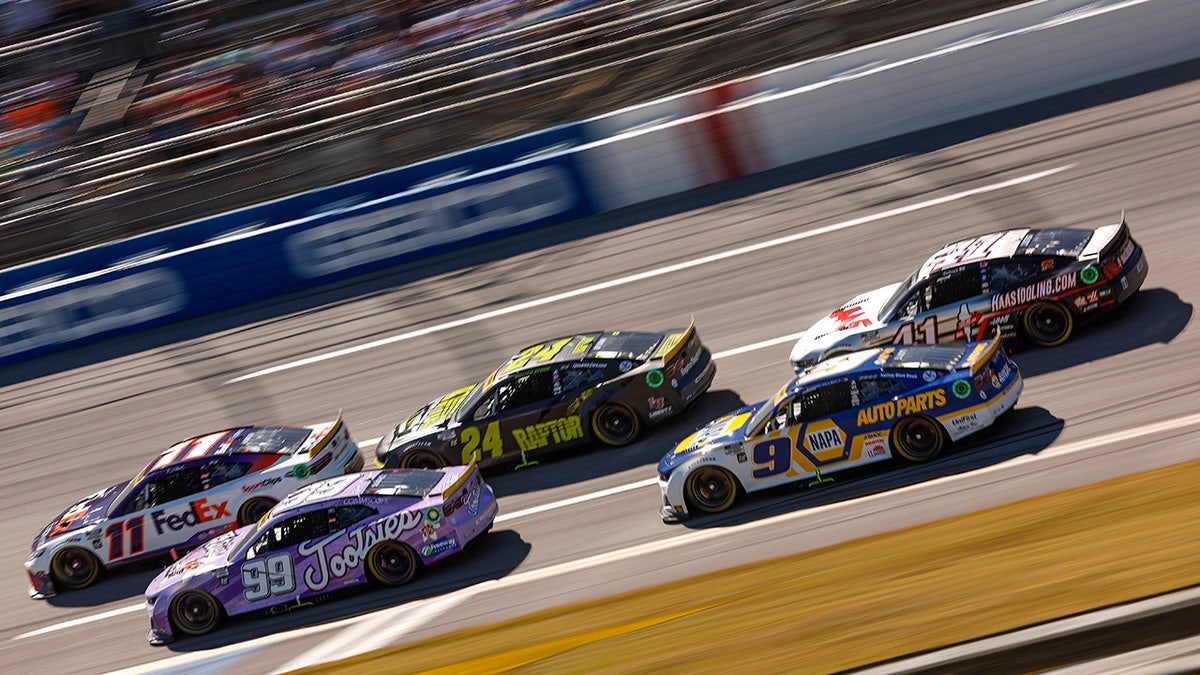 Chase Elliott competes for the top spot