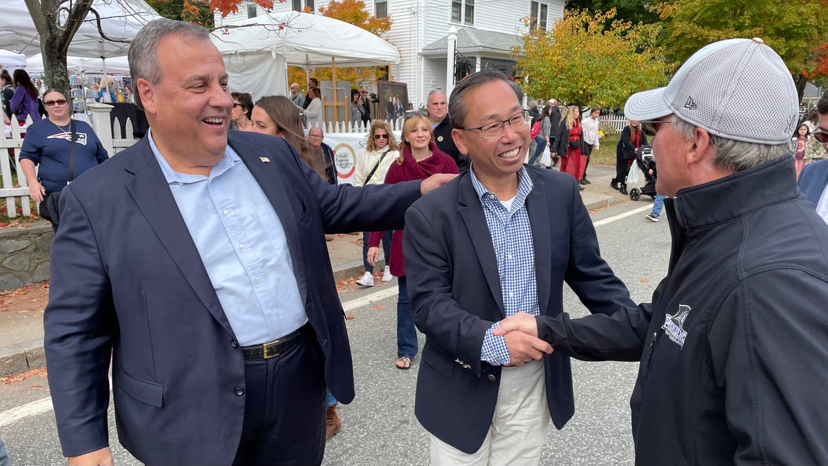 Chris Christie and Allan Fung