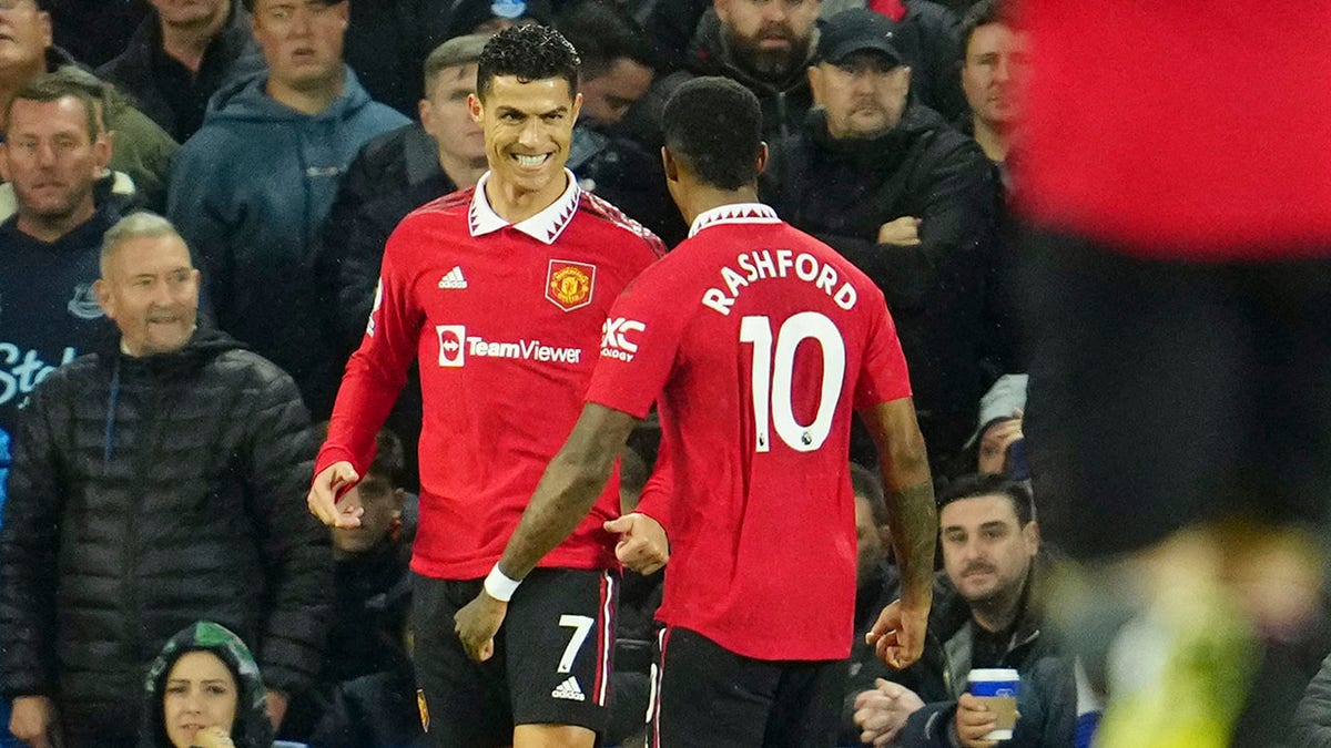 Cristiano Ronaldo and Marcus Rashford