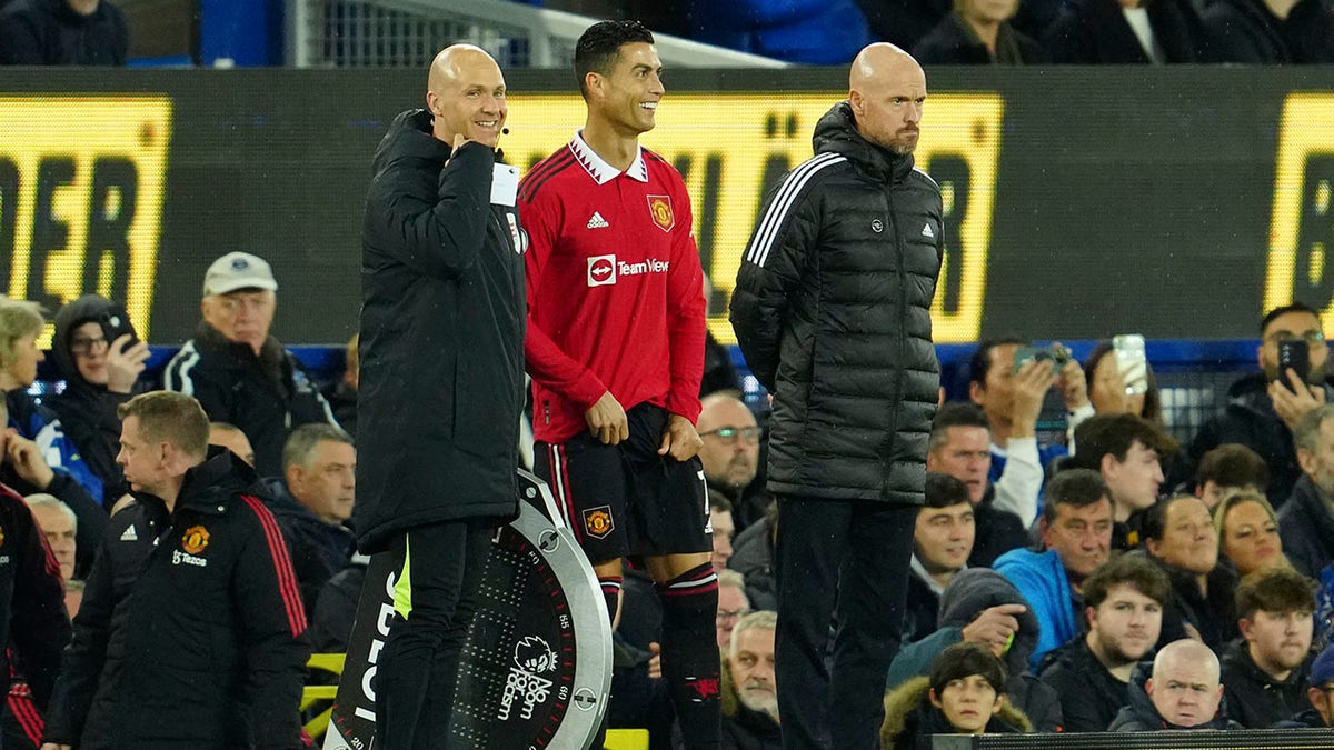 Cristiano Ronaldo awaits his turn