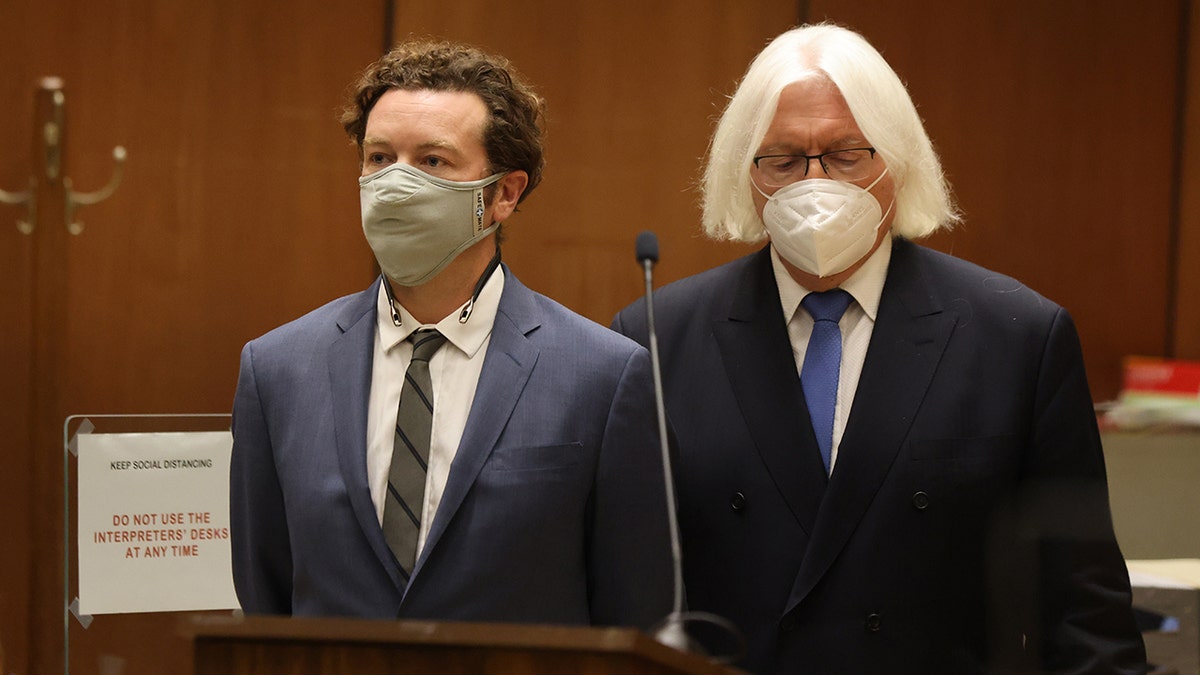 Danny Masterson in court with his attorney