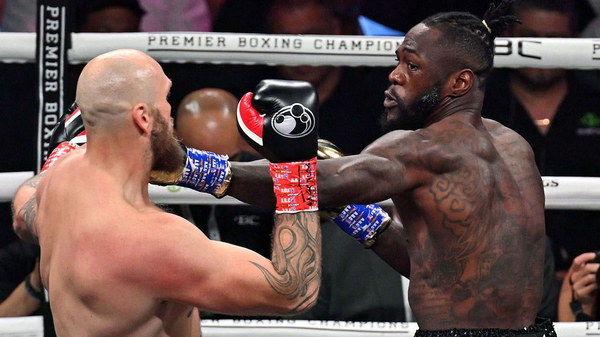 Deontay Wilder wins championship fight in Birmingham without right hand -  Alabama News Center