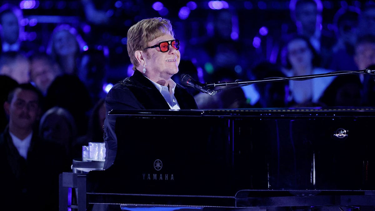 Sir Elton John performs at the White House