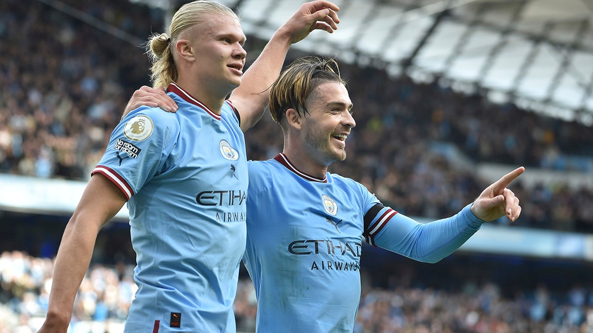 Erling Haaland and Jack Grealish