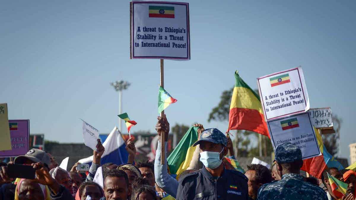 Ethiopians protest 