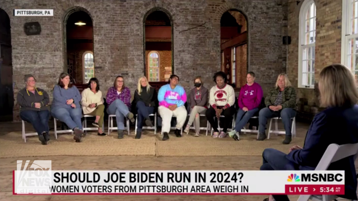 Focus Group Rejects Biden Running In 2024 Stuns MSNBC Analyst That   FG1 