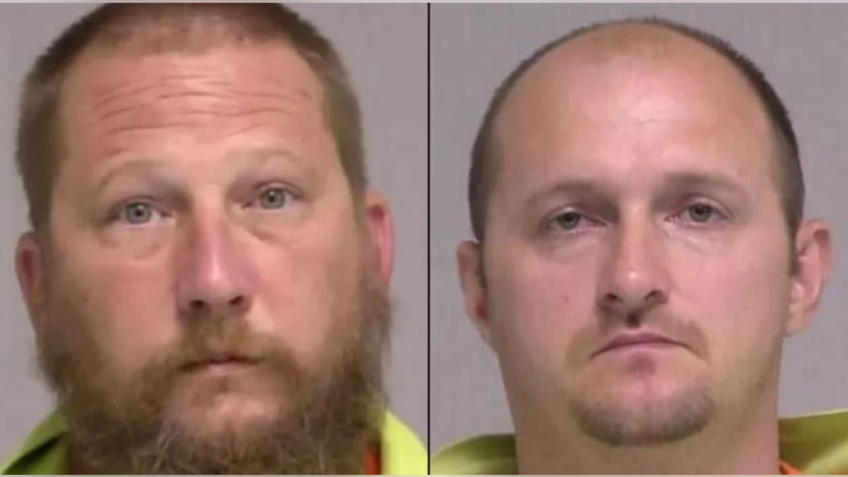 Mugshots of William Hale and Frank Allsion