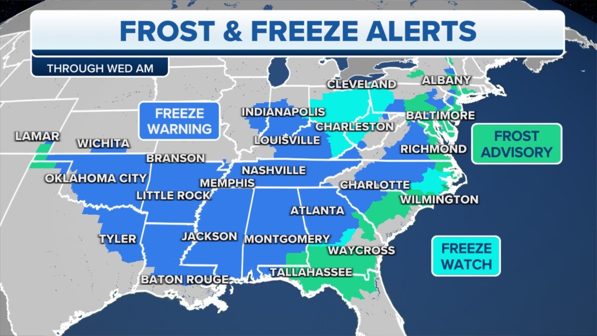 Frost and freeze alerts