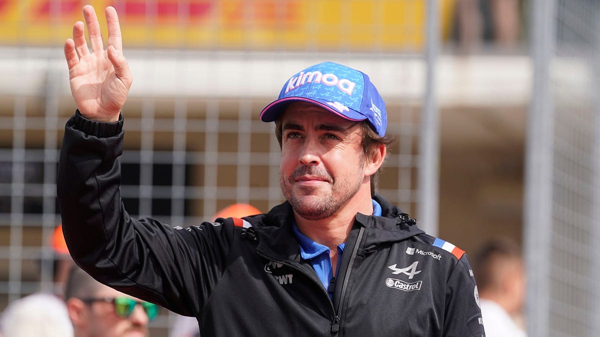 Fernando Alonso at the Austin track
