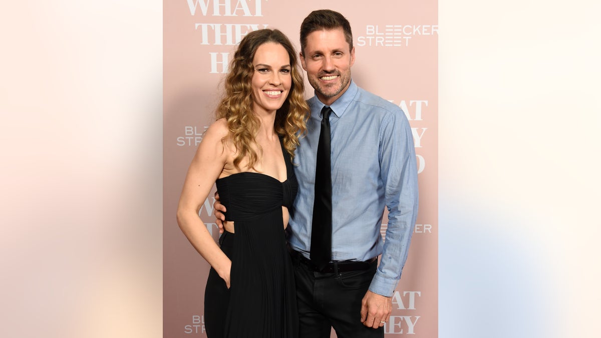 Hilary Swank and her husband Philip