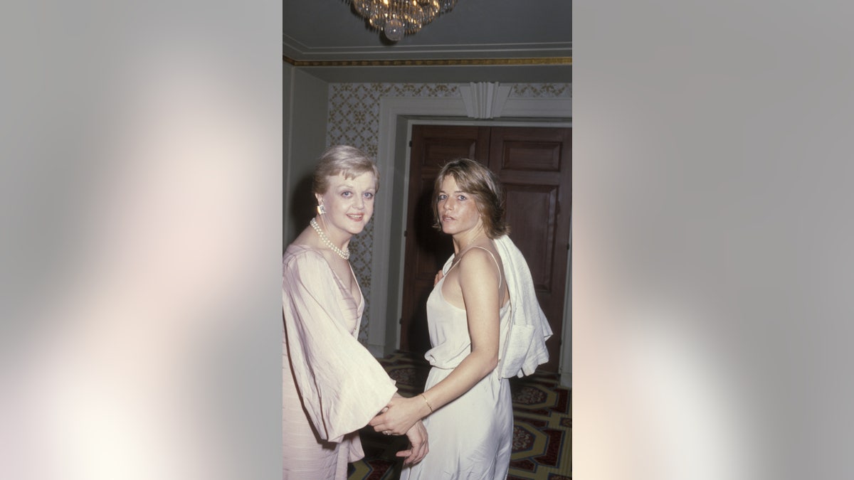 Angela Lansbury and Deirdre Shaw at the Tony Awards Party in 1979