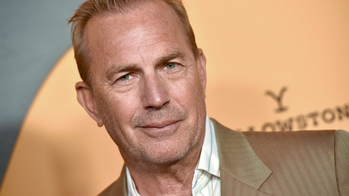 Kevin Costner at Yellowstone premiere party