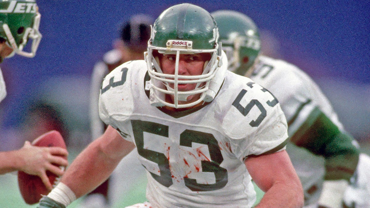 Jim Sweeney in action against Browns
