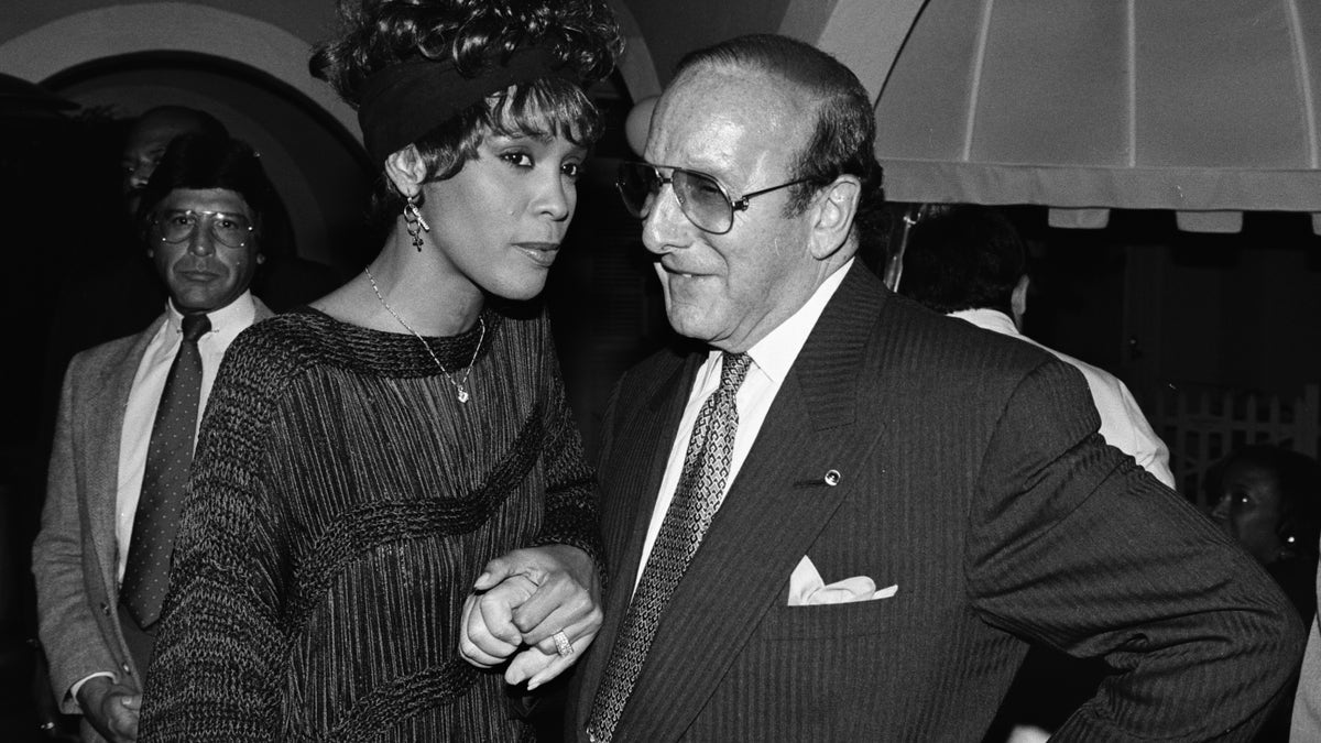 Whitney Houston and Clive Davis