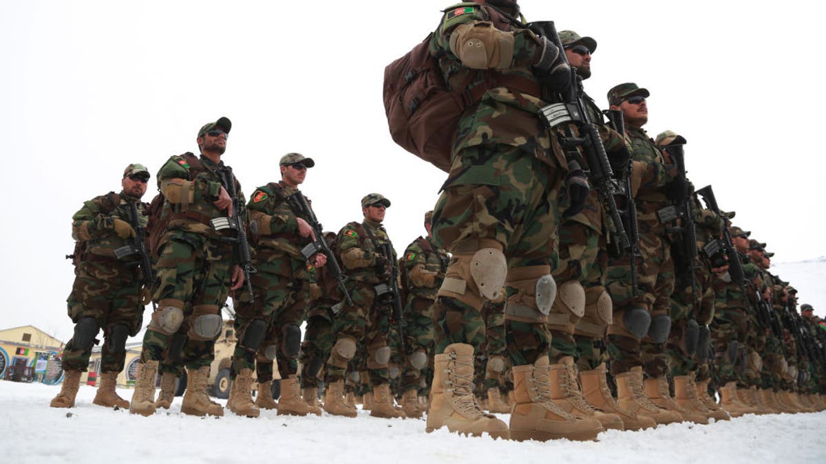 Afghan US Commandos training