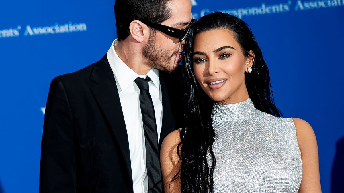 Pete Davidson and Kim Kardashian at the White House Correspondents Association gala