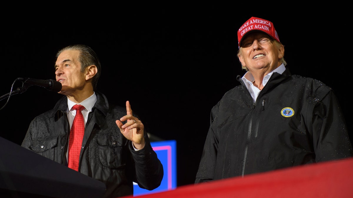 A photo of Dr. Oz and Donald Trump