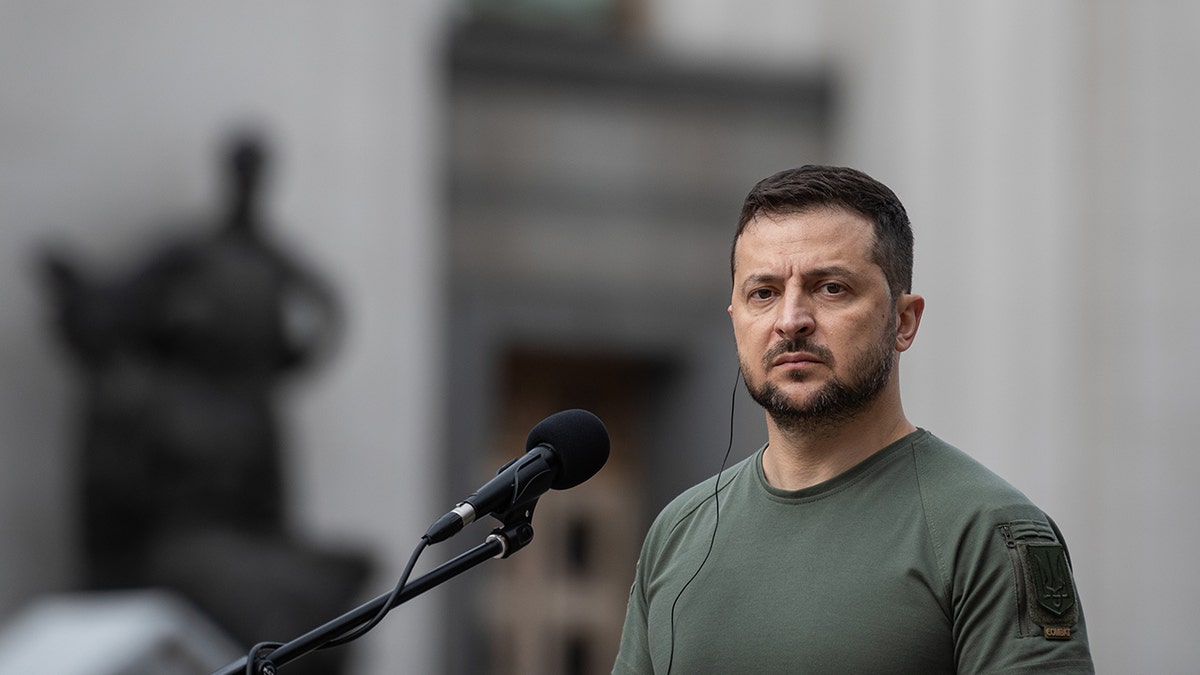 A photo of Volodymyr Zelenskyy