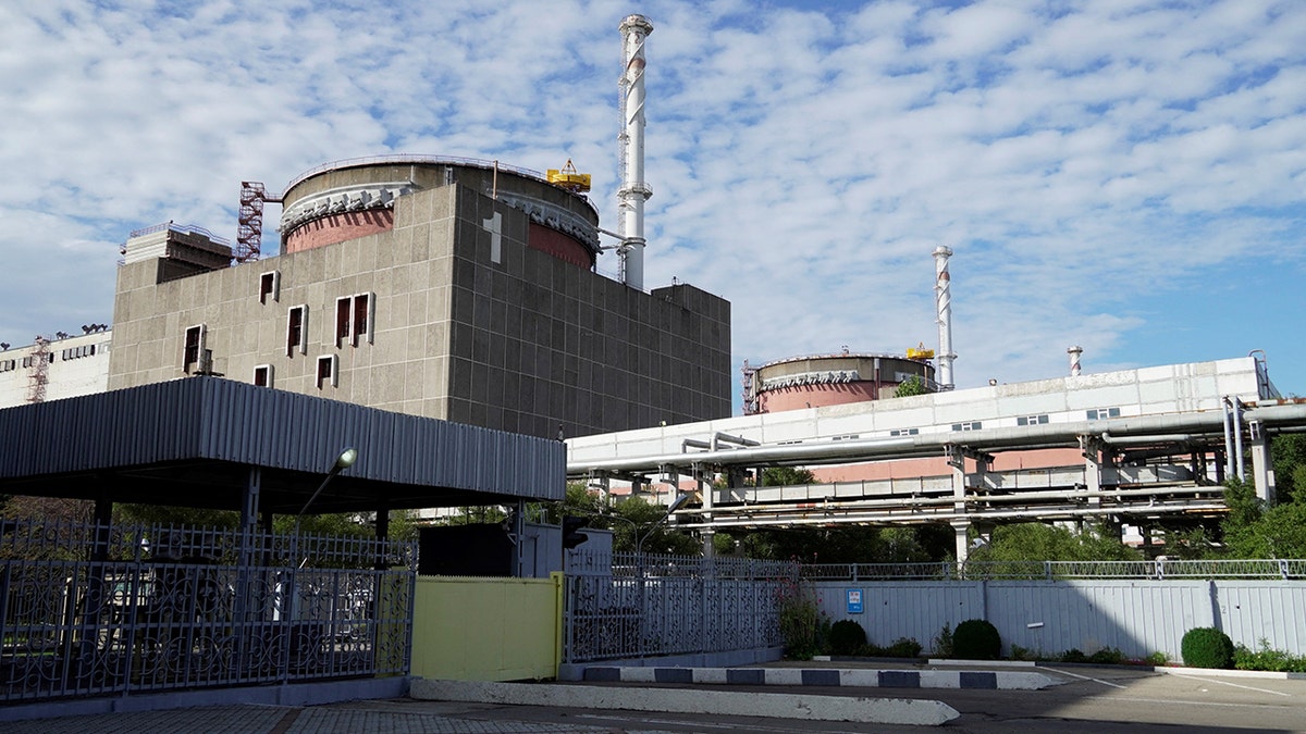 A photo of the Zaporizhzhia Nuclear Power Plant